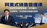 阿里式销售管理课：销冠转卓越管理者，KPI 推行，以战养兵，文化落地与数据
