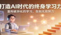 打造AI时代的终身学习力：重构被异化的学习，告别无效努力