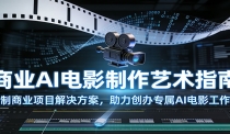 商业AI电影制作艺术指南：定制商业项目解决方案，助力创办专属AI电影工作室