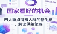 公众号付费文章：国家看好的机会，四大重点消费人群的新生意，解读供给策略