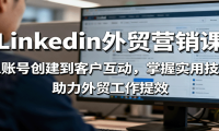 LinkedIn外贸营销课：从账号创建到客户互动，掌握实用技能，助力外贸工作提