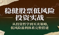 稳健股票低风险投资实战：从投资哲学到买卖策略，低风险盈利体系完整搭建