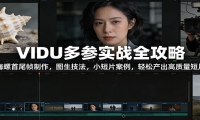 VIDU多参实战全攻略：海螺首尾帧制作，图生技法，小短片案例，轻松产出高质