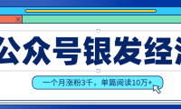 公众号老年哲学鸡汤赛道，一个月涨粉3千，单篇阅读10万+（详细操作教程）