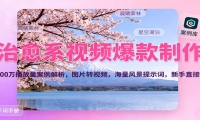 治愈系视频爆款制作，700万播放量案例解析，图片转视频，海量风景提示词，