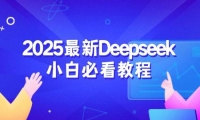 2025最新Deepseek小白必看教程：从注册登录到深度思考，一站式学习体验