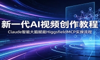 新一代AI视频创作教程：Claude智能大脑赋能，HiggsfieldMCP实操流程