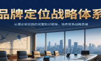 品牌定位战略体系，从理论到实践的完整知识框架，培养产品竞争战略思维