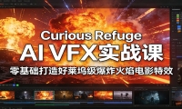 Curious Refuge AI VFX实战课，零基础打造好莱坞级爆炸火焰电影特效