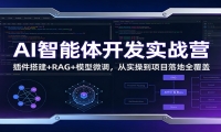 AI智能体开发实战营：插件搭建+RAG+模型微调，从实操到项目落地全覆盖
