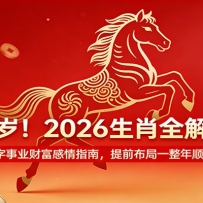 贺岁！2026生肖全解析，3.5万字事业财富感情指南，提前布局一整年顺顺利利