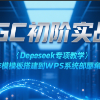AIGC初阶实战营：Deepseek专项教学，从写作模板搭建到WPS系统部署全流程