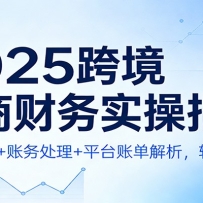 2025跨境电商财务实操指南：核算流程+账务处理+平台账单解析，轻松上手！