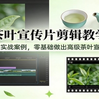 茶叶宣传片剪辑教学：四大实战案例，零基础做出高级茶叶宣传片
