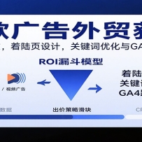 谷歌广告外贸获客，高投产投放，着陆页设计，关键词优化与GA4跟踪分析