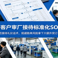 海外客户审厂接待标准化SOP课：规范接待礼仪话术，规避跑单风险拿下大额外