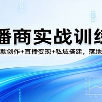 AI播商实战训练营：AI实操+爆款创作+直播变现+私域搭建，落地全流程教学