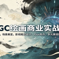 AIGC绘画商业实战班：游戏角色，场景美宣，影视概念设计，Flux炼丹，多元赛