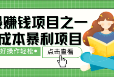 全网首发，暴利项目，每天被动收益1500+，长期管道收益！0成本自己做老板！