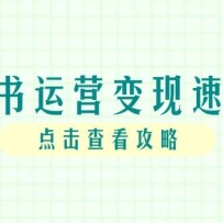 小红书运营变现速成课，账号搭建到暴力起号，个人IP全流程指南