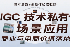 AIGC技术私有化场景应用，内容创作/视觉设计/私有化部署/商业应用/电商运营