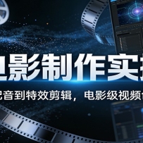 AI电影制作实操课：从剧本配音到特效剪辑，电影级视频创作技巧