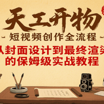 天工开物短视频创作全流程，从封面设计到最终渲染的保姆级实战教程