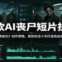 爆款AI丧尸短片拆解：深挖《丧尸清道夫》创作逻辑，复刻玩法快速打造高品质