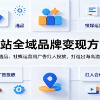 独立站全域品牌变现方法论：从建站选品、社媒运营到广告红人投放，打造出海