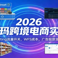 2026沃尔玛跨境电商实战营：Listing流量开关，WFS成本，广告投放全解