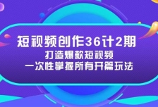 短视频创作36计2期：打造爆款短视频所需的各类开篇技巧，提升视频吸引力