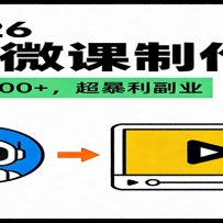 2026AI 风口最稳副业：微课代写制作，一单 500+，人人可做的蓝海项目