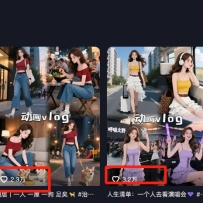 利用AI制作独居美女vlog短视频，零门槛轻松做爆款，22条作品涨粉33万