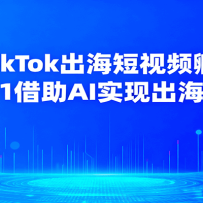 AI+TikTok出海短视频孵化营，从0-1借助AI实现出海变现