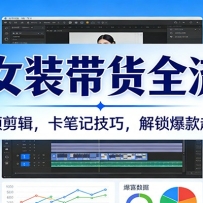 AI女装带货全流程：图文视频剪辑，卡笔记技巧，解锁爆款起号密码