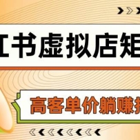 小红书虚拟店矩阵，AI铺货/笔记狂怼/选品搬运/自动发货，高客单价躺赚指南