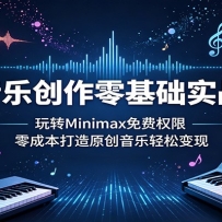 AI音乐创作零基础实战课：玩转Minimax免费权限，零成本打造原创音乐轻松变