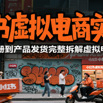 小红书虚拟电商实战2.0，从账号注册到产品发货完整拆解虚拟电商全流程