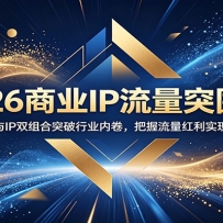 2026商业IP流量突围课：巧用搜索与IP双组合突破行业内卷，把握流量红利实现