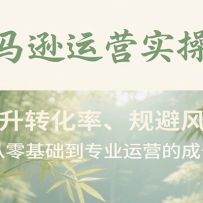 亚马逊运营实操班，提升转化率、规避风险，打造从零基础到专业运营的成长路