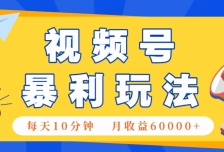 视频号AI赚钱法，每天只需10分钟，月入6万+！（超详细拆解）