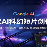 谷歌AI科幻短片创作课：概念设计，AI影像生成，后期剪辑，解锁专业影视制作