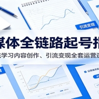 自媒体全链路起号指南：系统学习内容创作、引流变现全套运营逻辑