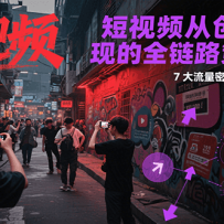 短视频从创作到变现的全链路策略2.0，7大流量密码构建IP信任感打造高成交账