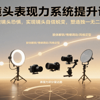 镜头表现力系统提升课，30天突破镜头恐惧实现自信蜕变，塑造独一无二表现风