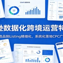 亚马逊数据化跨境运营特训课：多维度选品到Listing精细化，系统化落地CPC广