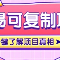 简易可复制的小众项目，每天投入3分钟，单笔可达200+【附操作流程说明】