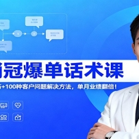 超级销冠爆单话术课：120节全场景沟通技巧+100种客户问题解决方法，单月业