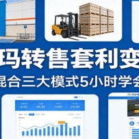 沃尔玛转售套利变现课：线上线下混合三大模式5小时学会跨境盈利